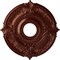 Ekena Millwork Attica Ceiling Medallion (Fits Canopies up to 5"), Hand-Painted Antique Copper, 18"OD x 4"ID x 5/8"P CM18ATACS - alternate 1